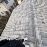東大阪市旭町にてセメント瓦塗装 施工前
