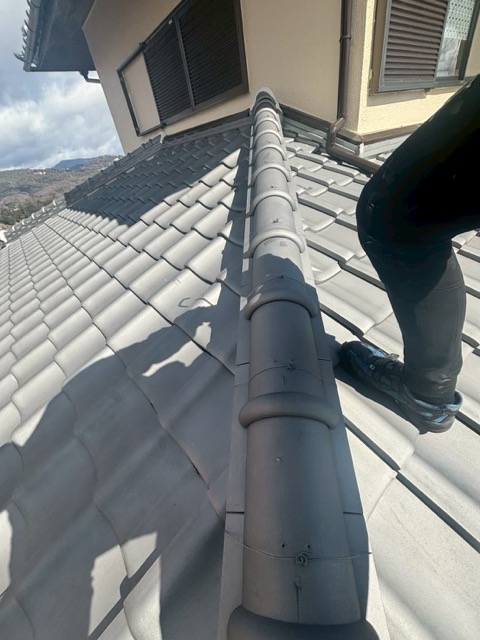 瓦屋根雨漏り修理 施工前