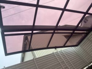 火災保険 カーポート修理 施工後
