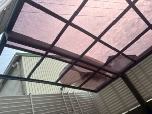 火災保険 カーポート修理 施工前