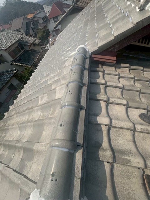 瓦屋根雨漏り修理 施工後