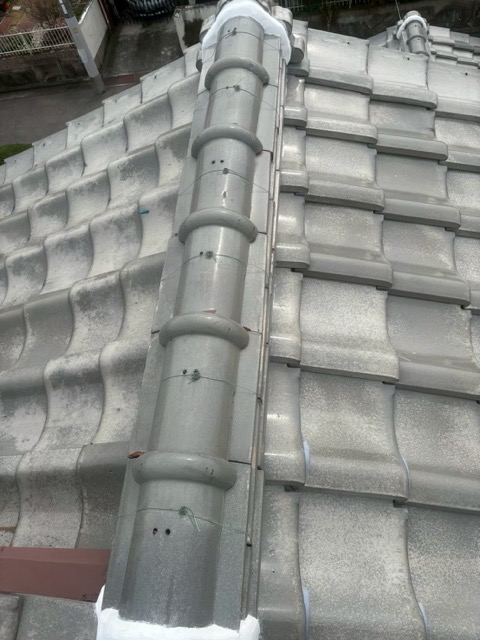瓦屋根雨漏り修理 施工前