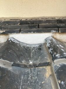 東大阪市喜里川町にて雨漏り修理〈瓦屋根の漆喰補修〉 施工後