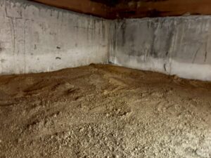 雨漏りによる床下カビ取り工事 施工後