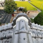 東大阪市にて瓦屋根の補修・漆喰工事 施工後